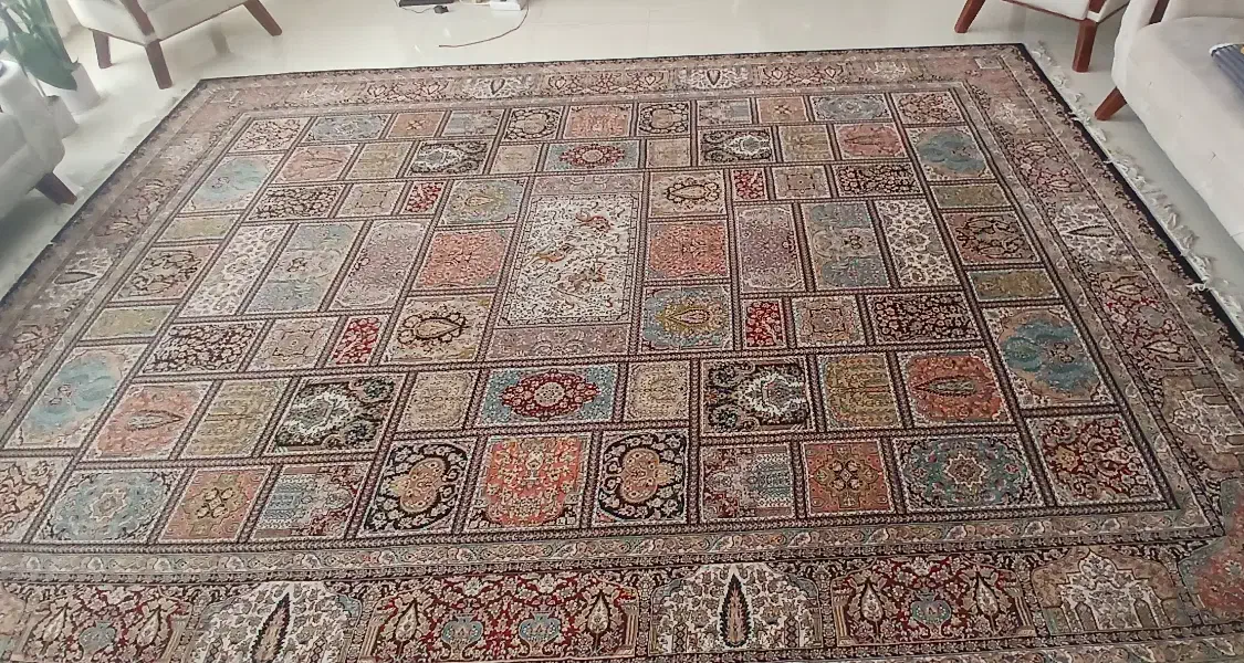 قالی ۳×۴ سالم و درحدنو|فرش|مشهد, نظام دوست|دیوار