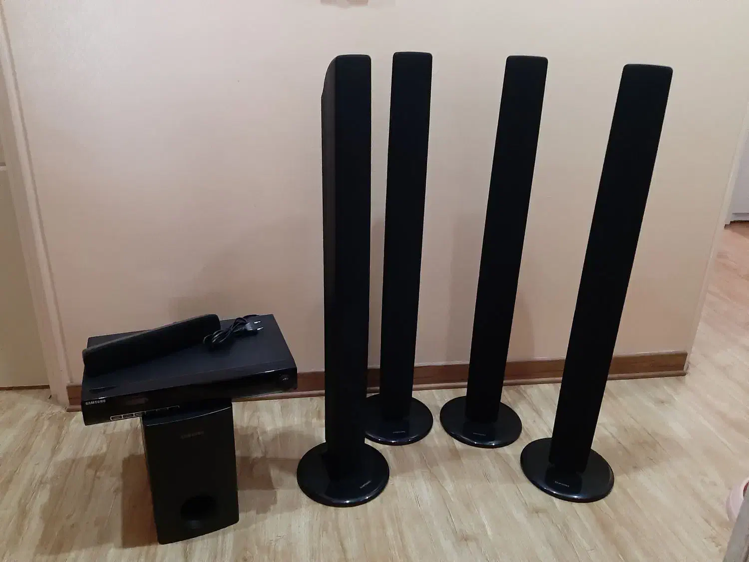 سینمای خانگی سامسونگ با چهار اسپیکر سالم و تمیز|سیستم صوتی خانگی|تهران, آسمان|دیوار