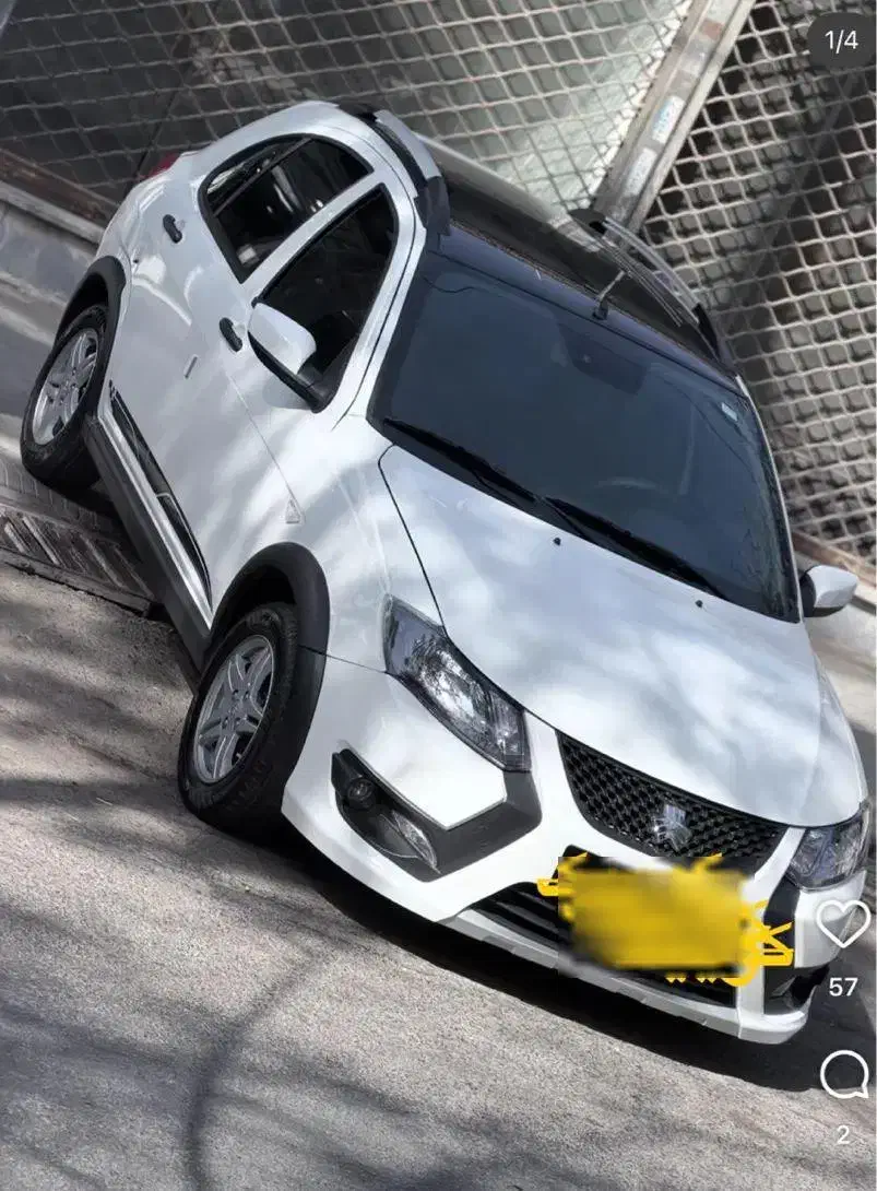 کوییک Rسفید مشکی مدل 1400|خودرو سواری و وانت|تبریز, |دیوار