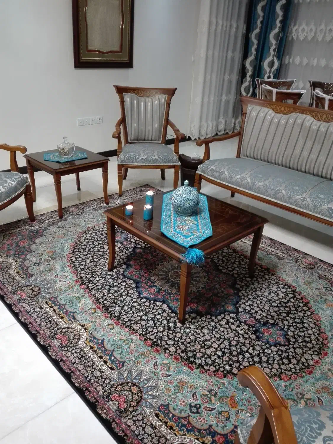 فرش|فرش|قم, زنبیل آباد|دیوار