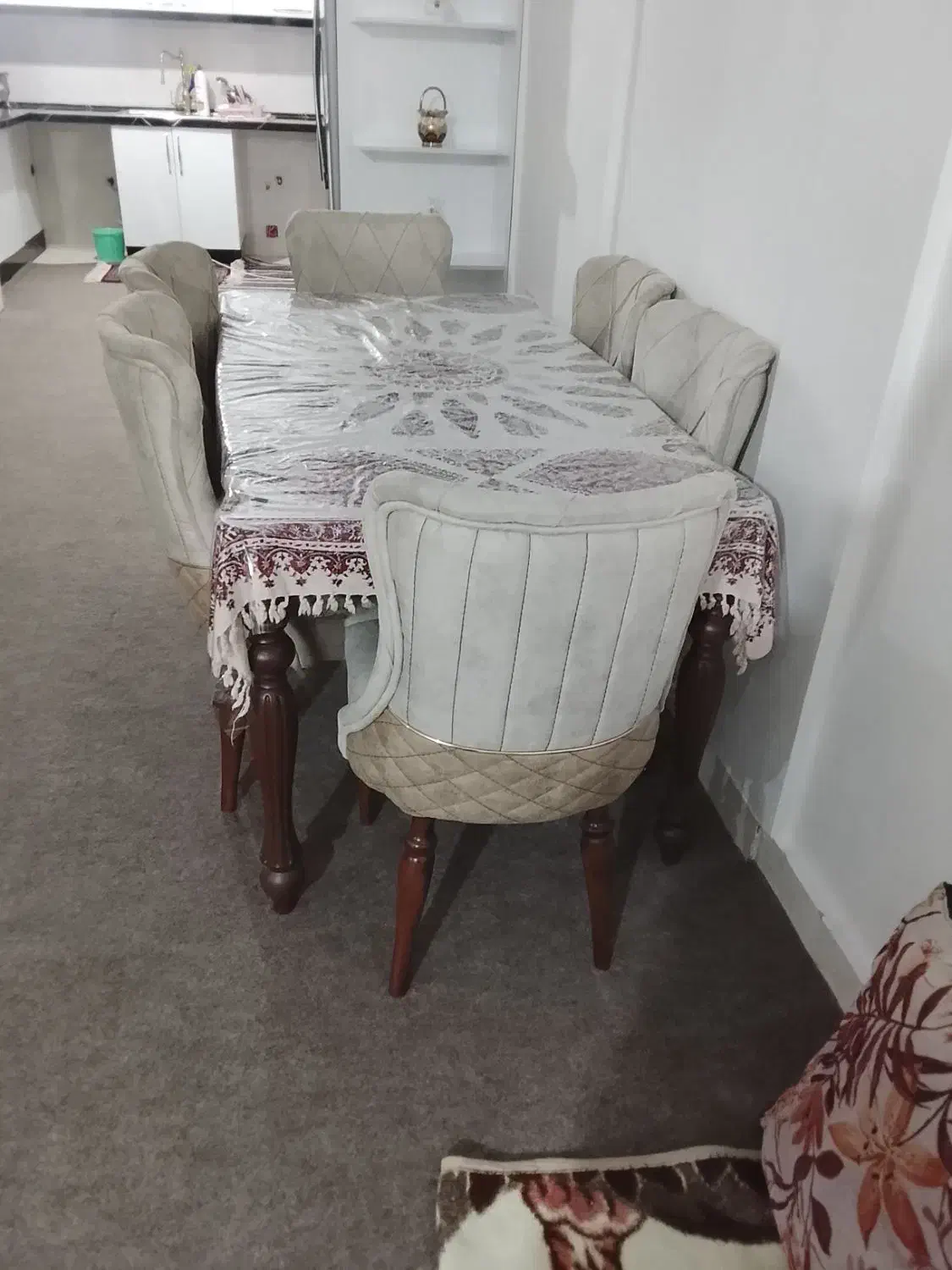 میز غذا خوری 6نفری|میز و صندلی غذاخوری|تبریز, |دیوار