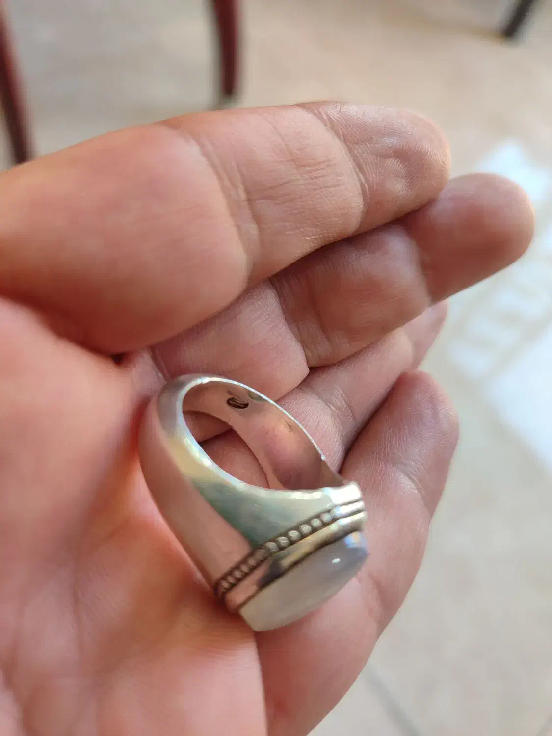 انگشتر نقرە کار شیخی اردبیلی|جواهرات|سقز, |دیوار