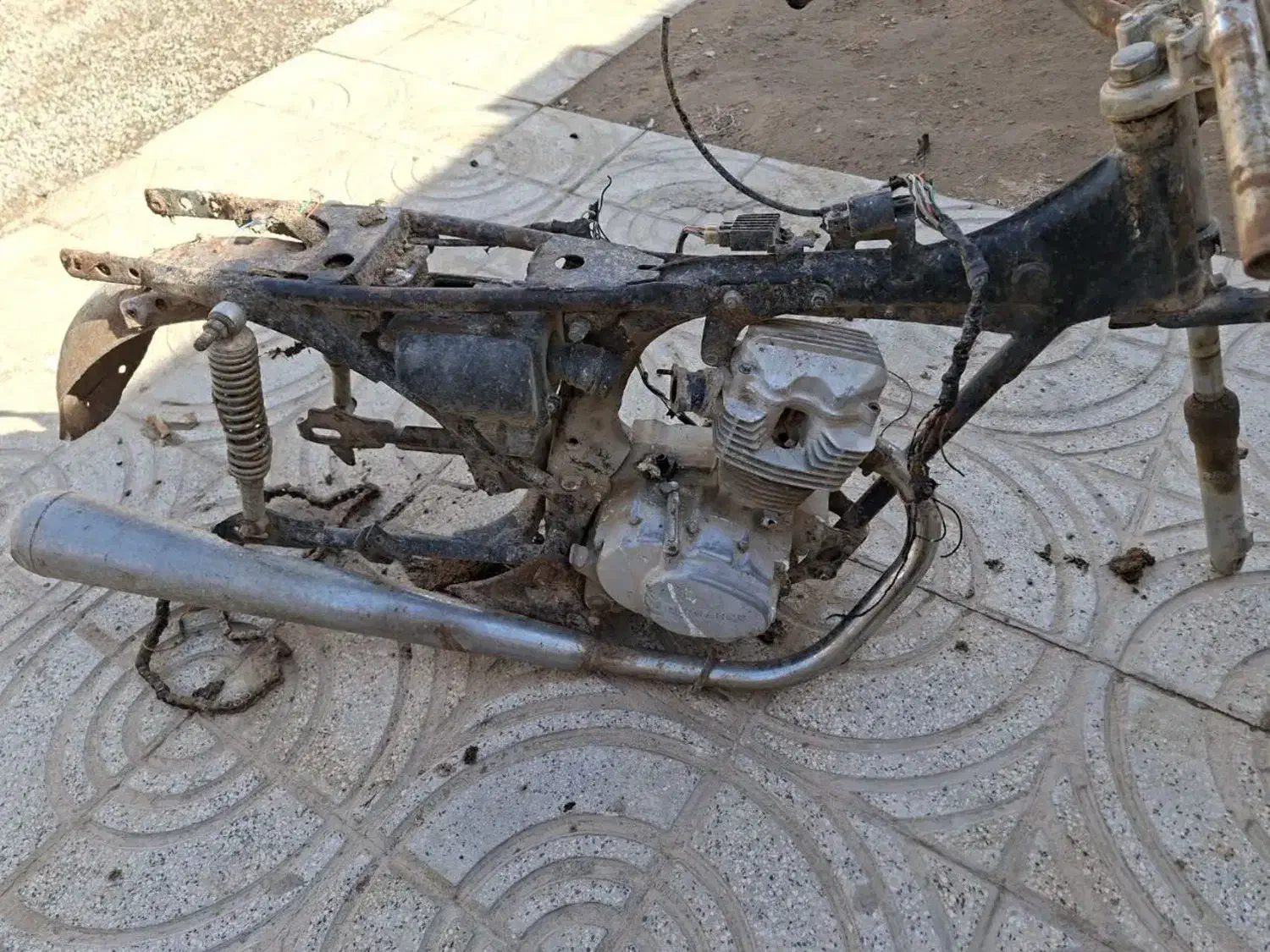 تن ی موتور مزایده|موتورسیکلت|جوادآباد, |دیوار