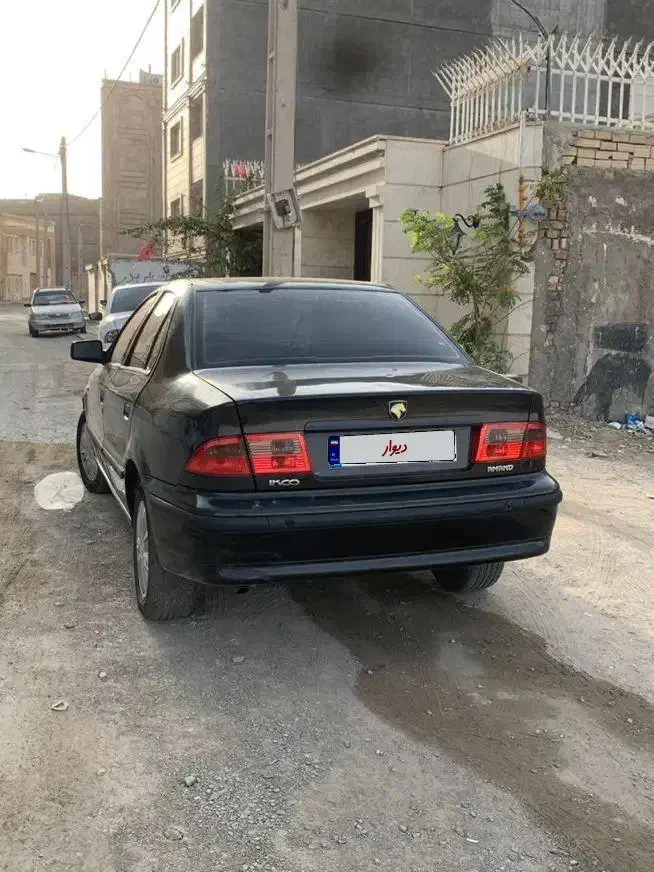 سمند مشکی موتورxu7|خودرو سواری و وانت|زاهدان, |دیوار