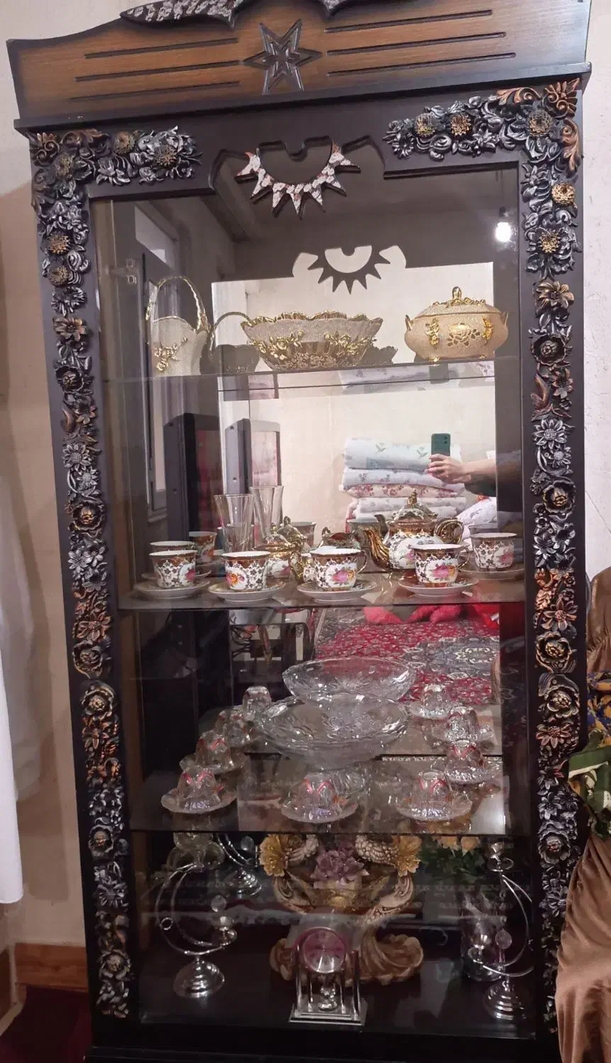 بوفه چوبی|بوفه، ویترین، کنسول|اردبیل, |دیوار