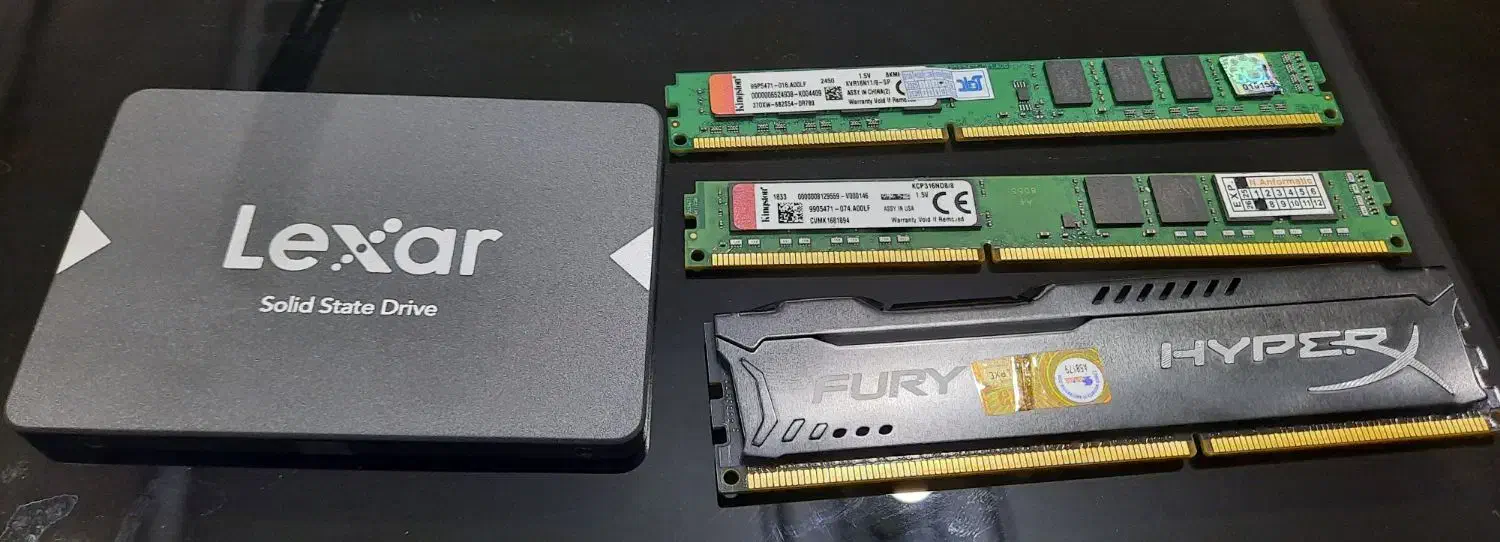 رم و هارد کامپیوتر|قطعات و لوازم جانبی رایانه|ری, هاشم‌آباد|دیوار