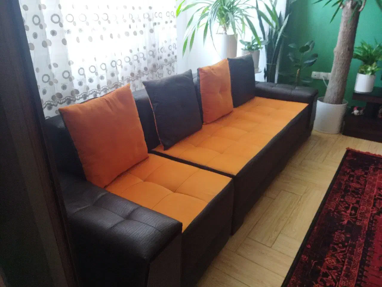 مبل مدل ال فرانسه هفت نفره با کاناپه|مبلمان خانگی و میز عسلی|آستانه اشرفیه, |دیوار