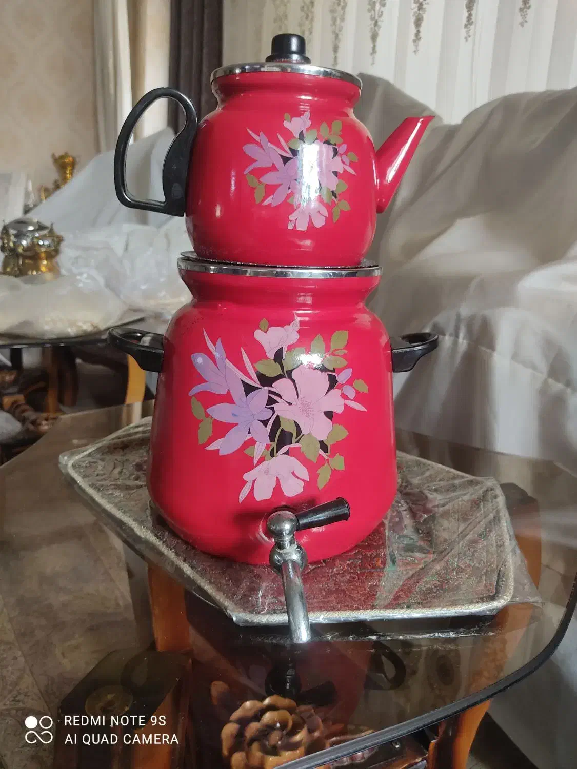 کتری وقوری لعابی|قوری، کتری، قهوه‌ساز دستی|همدان, |دیوار