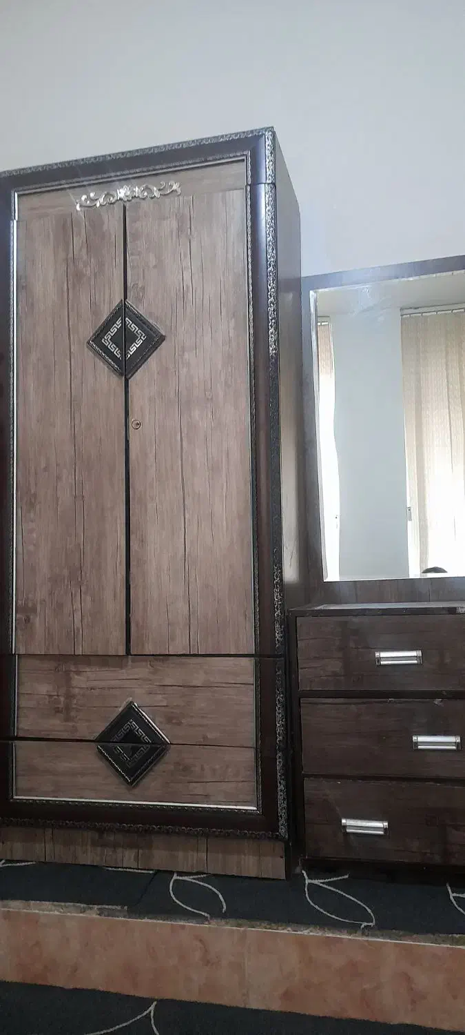 کمد ام دی اف و میز آرایش|جاکفشی، کمد، دراور|شیراز, کوشک میدان|دیوار