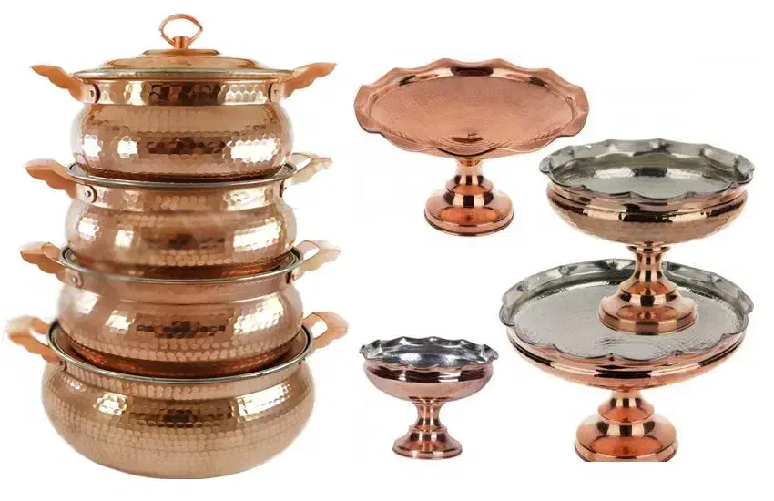 ظروف مسی|ظروف سرو و پذیرایی|قم, یزدان‌شهر|دیوار