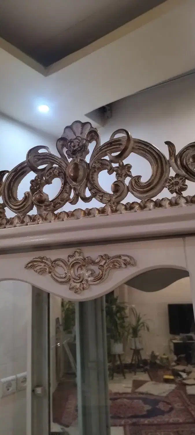 بوفه سفید طلایی|بوفه، ویترین، کنسول|میاندوآب, |دیوار