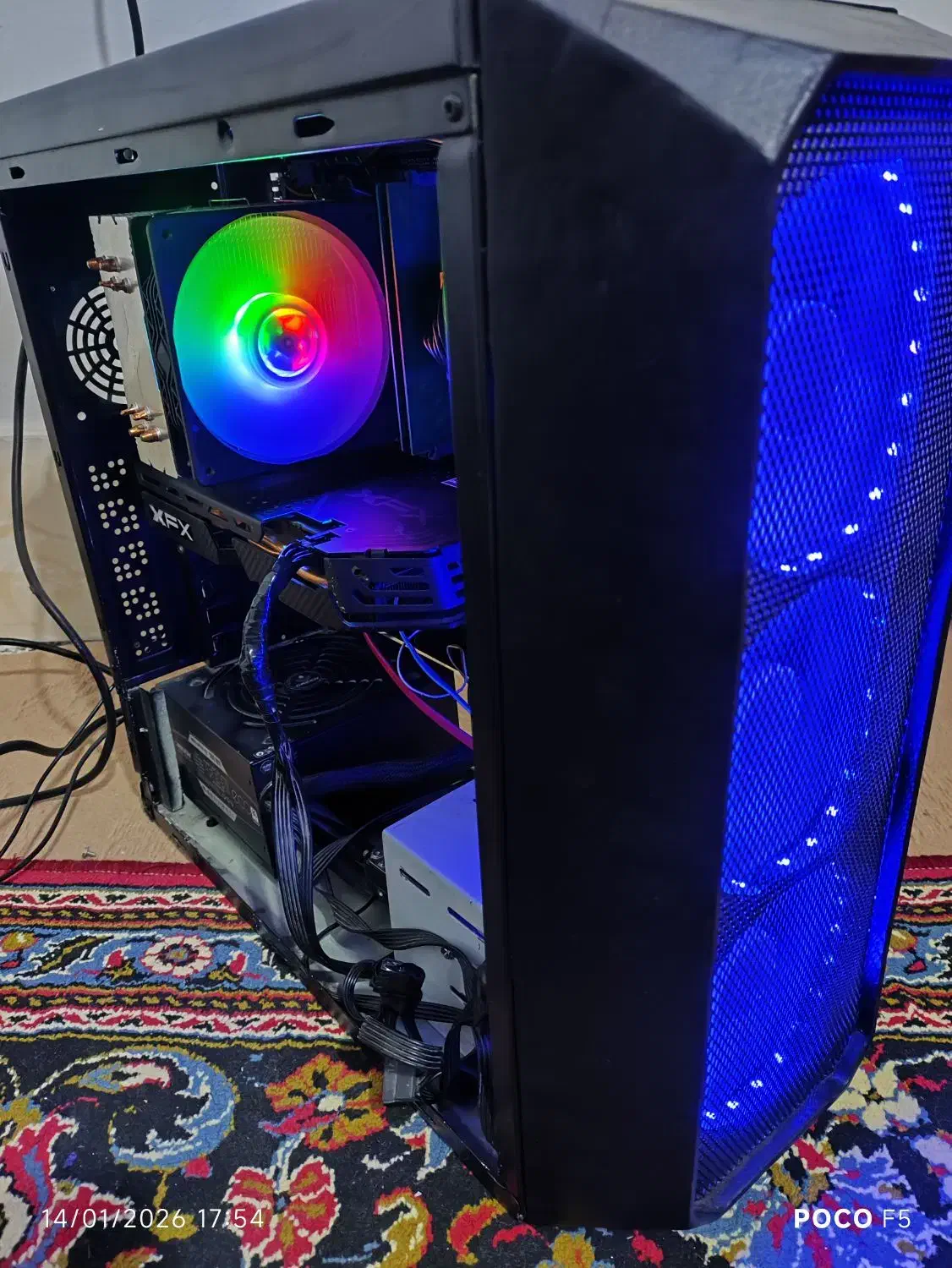 کیس گیمینگ rx580|رایانه رومیزی|مشهد, باغون آباد|دیوار