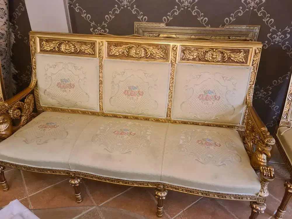 مبلمان سلطنتی 17 نفره به همراه میز ناهار خوری|مبلمان خانگی و میز عسلی|کرج, عظیمیه|دیوار