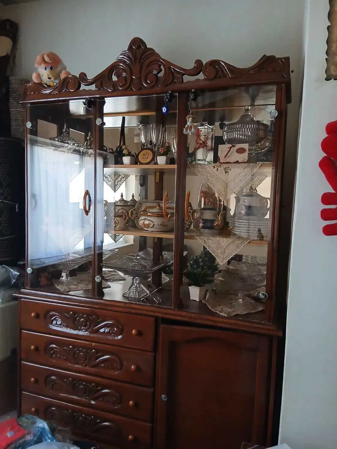 بوفه ومیز آرایش|بوفه، ویترین، کنسول|گمیشان, |دیوار