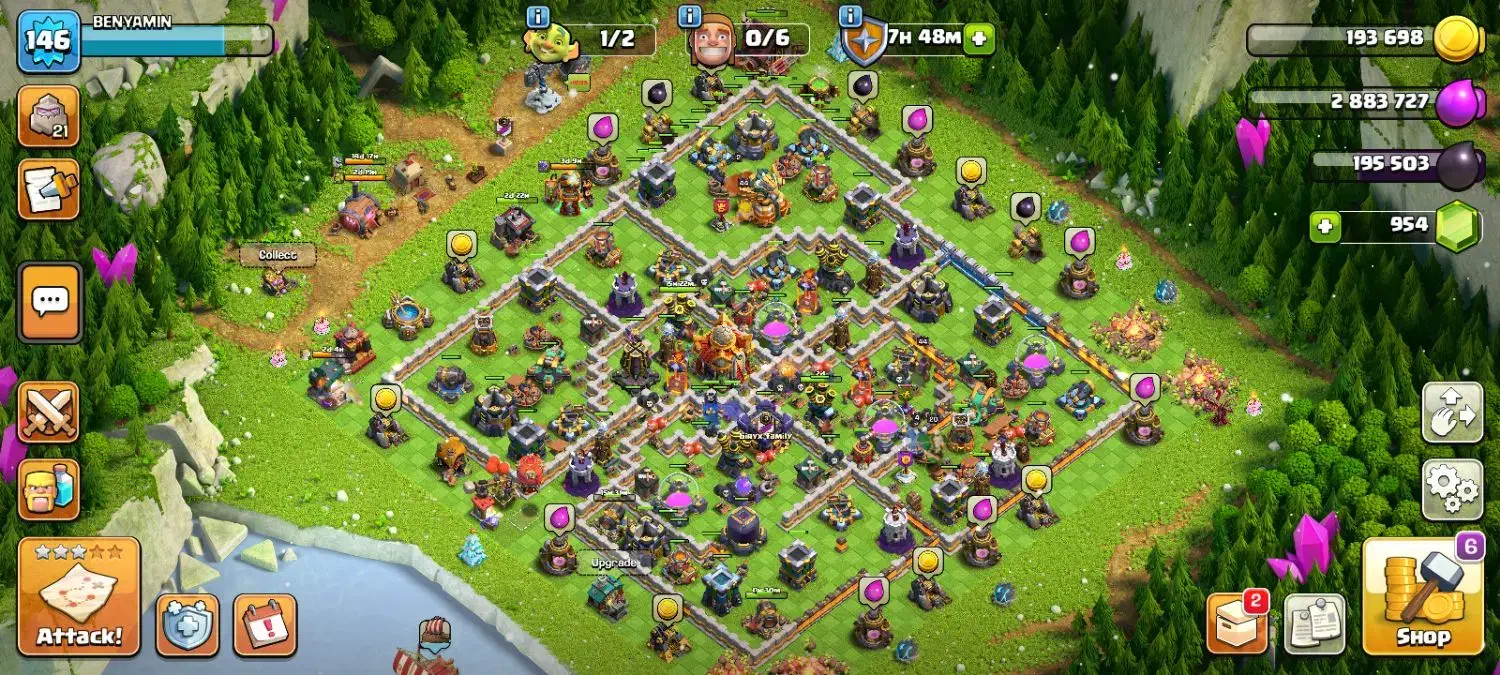 اکانت کلش ناب قدیمی|کنسول، بازی ویدئویی و آنلاین|رشت, رشتیان|دیوار