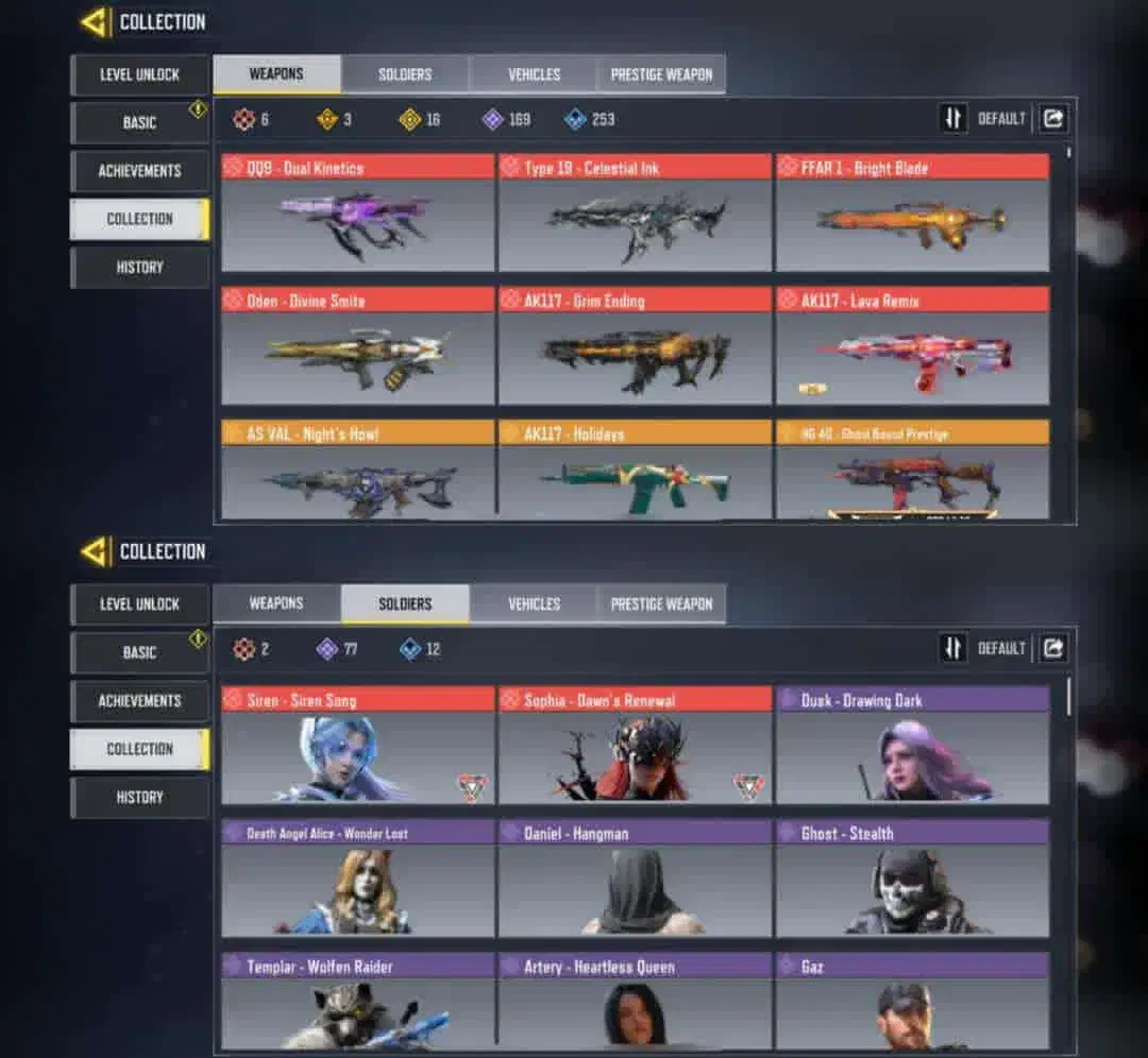 اکانت کالاف دیوتی موبایل|کنسول، بازی ویدئویی و آنلاین|تهران, شهران جنوبی|دیوار