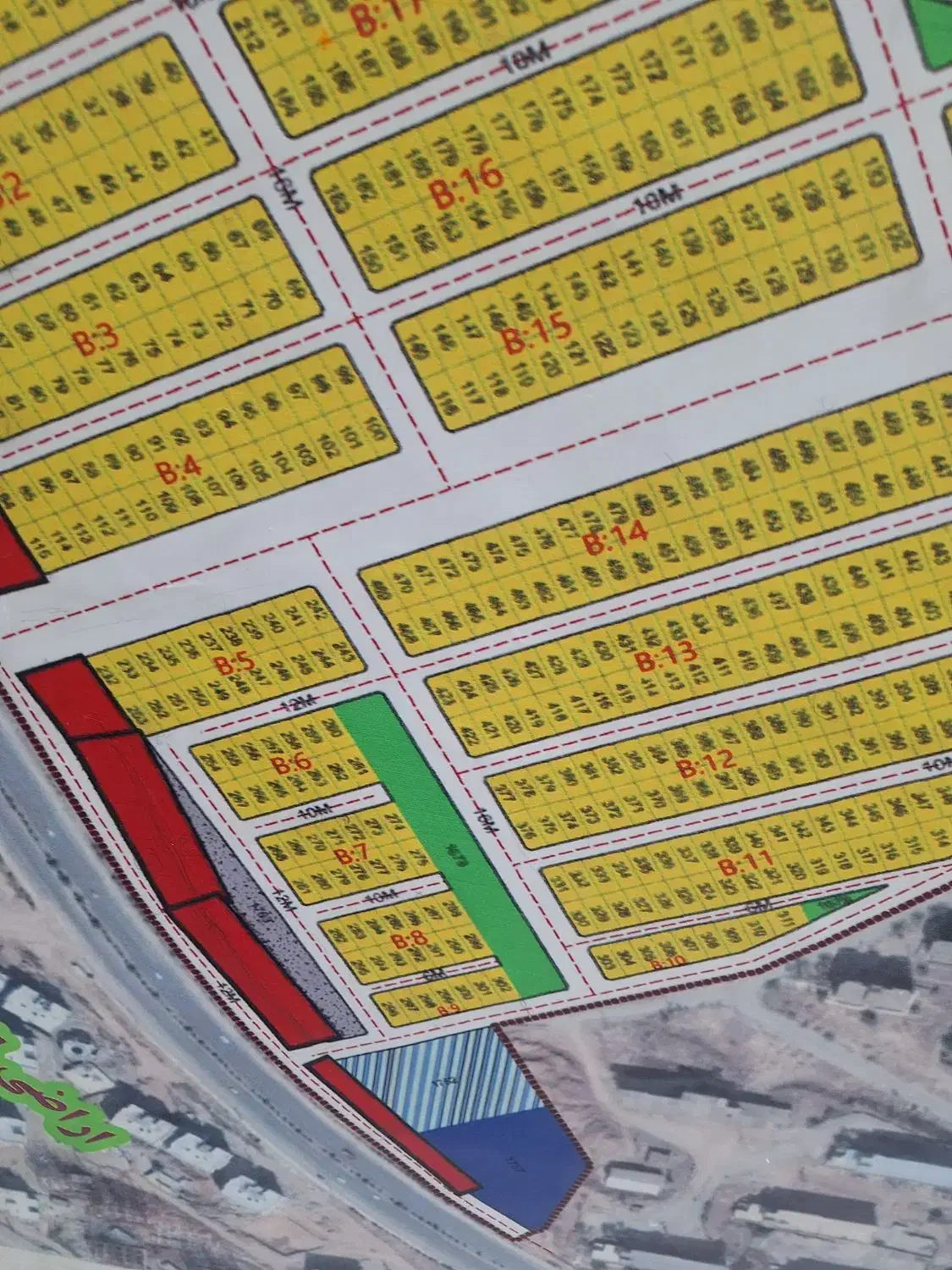 مسکونی پرواز بلوک ۱۴و۱۳پشت ۳۶متری|فروش زمین و ملک کلنگی|مسجد سلیمان, |دیوار