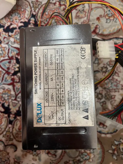 پاور delux 550w|قطعات و لوازم جانبی رایانه|تهران, اوقاف|دیوار