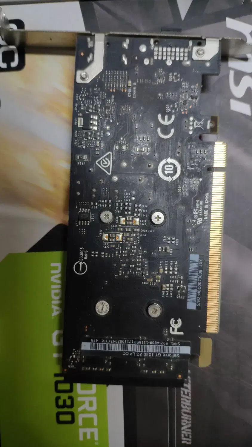 کارت گرافیک GT 1030 2gb msi|قطعات و لوازم جانبی رایانه|فسا, |دیوار
