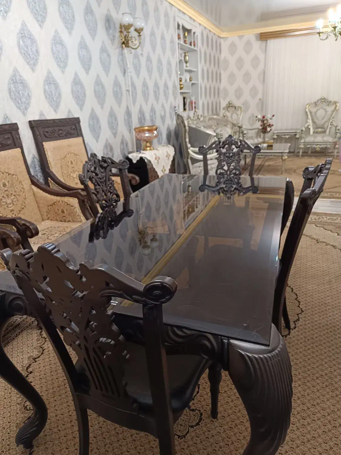 میز غذا خوری|میز و صندلی غذاخوری|سلماس, |دیوار