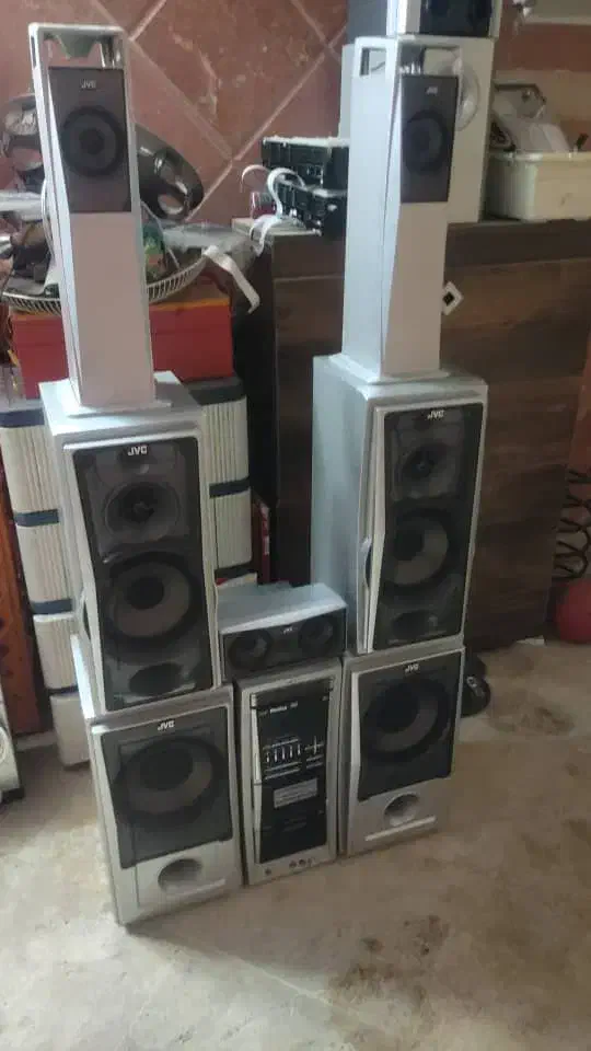 ضبط 12000 وات JVC|سیستم صوتی خانگی|کاشان, دانش|دیوار