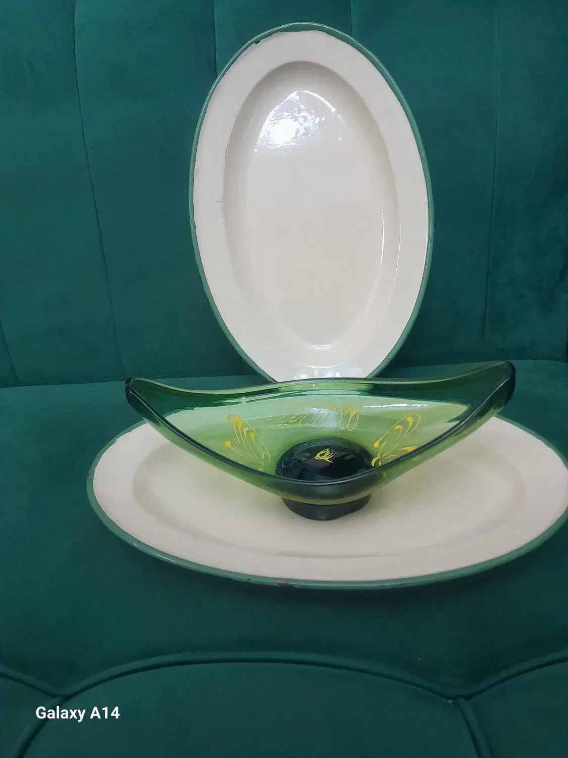 یک جفت دیس وکشکول قدیمی|کلکسیون اشیاء عتیقه|تبریز, |دیوار