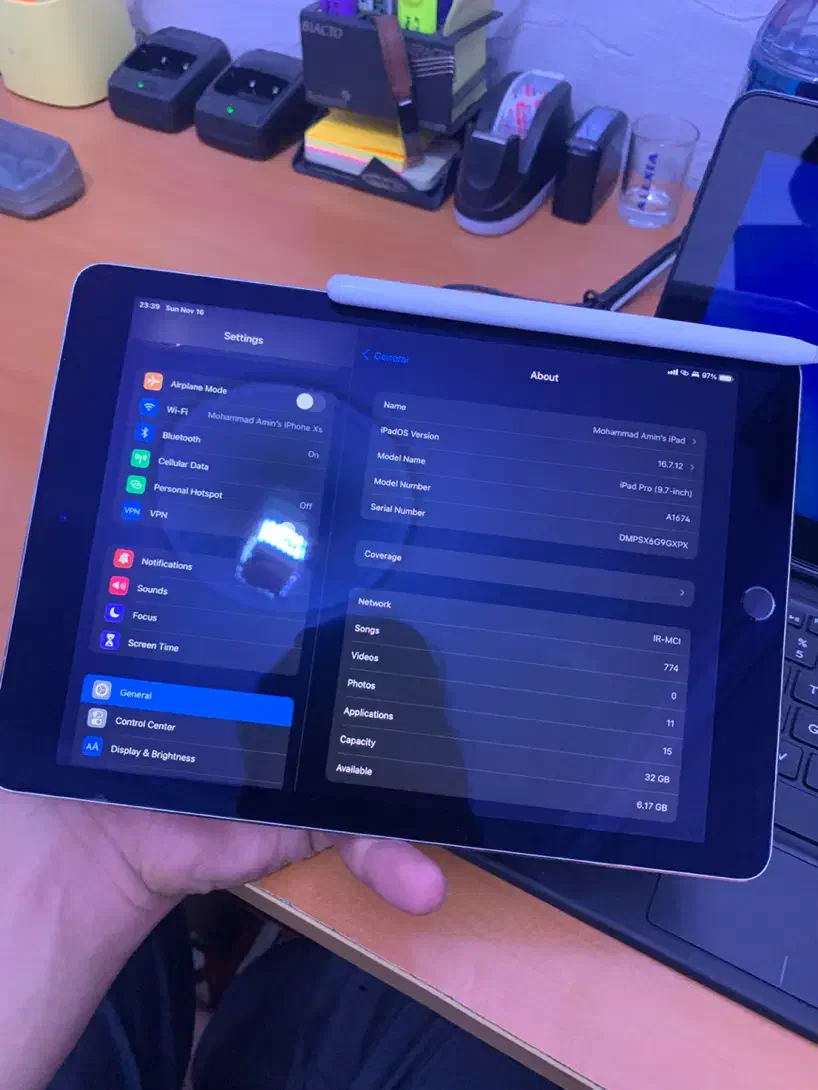 آیپد پرو ۹.۷ اینچ|تبلت|هشتگرد, فاز ۱ مهستان|دیوار