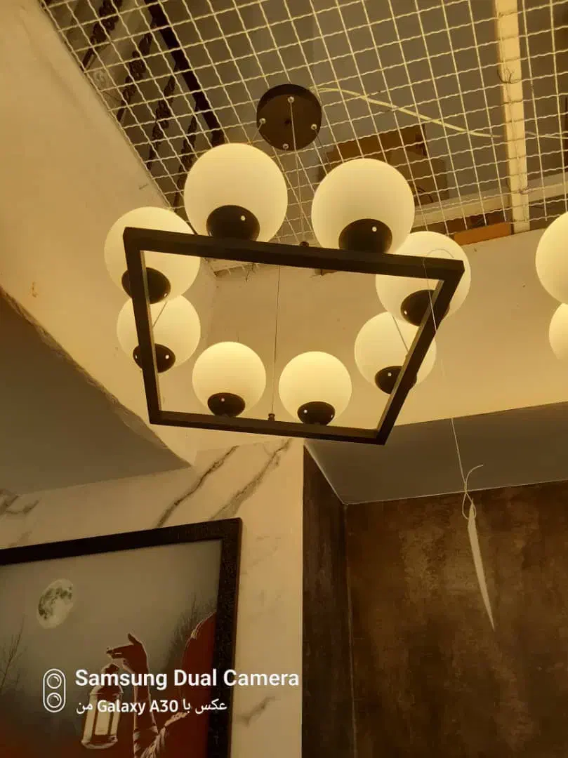 لوستر|لوستر و چراغ آویز|تالش, هشتپر|دیوار