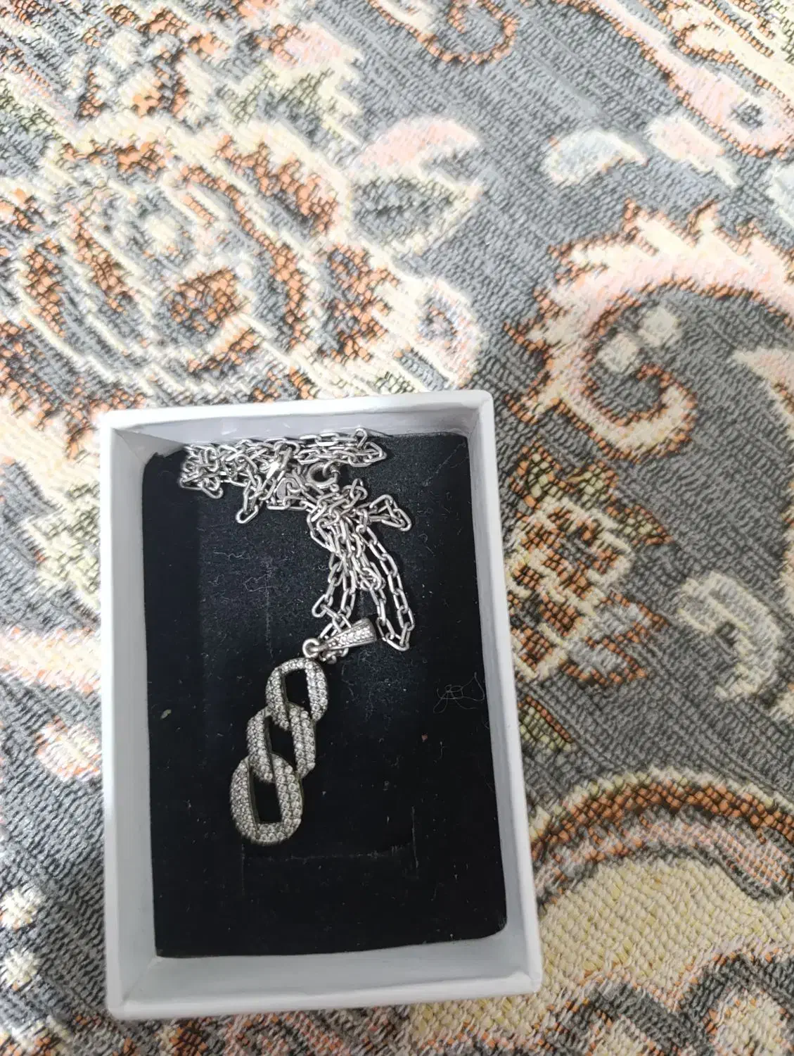 نیم ست نقره|جواهرات|بیرجند, |دیوار