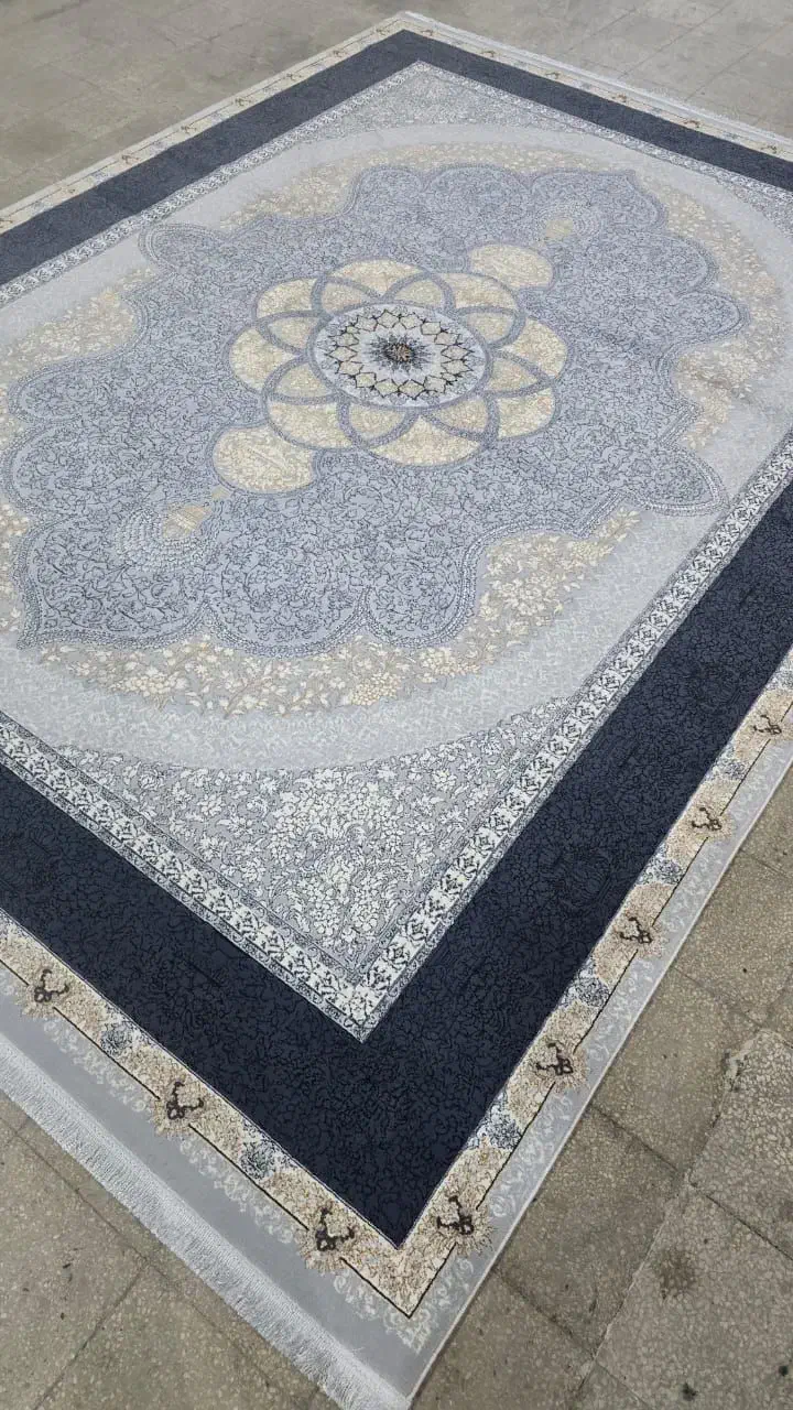 فرش صدف نقره ای +)|فرش|کرمان, |دیوار