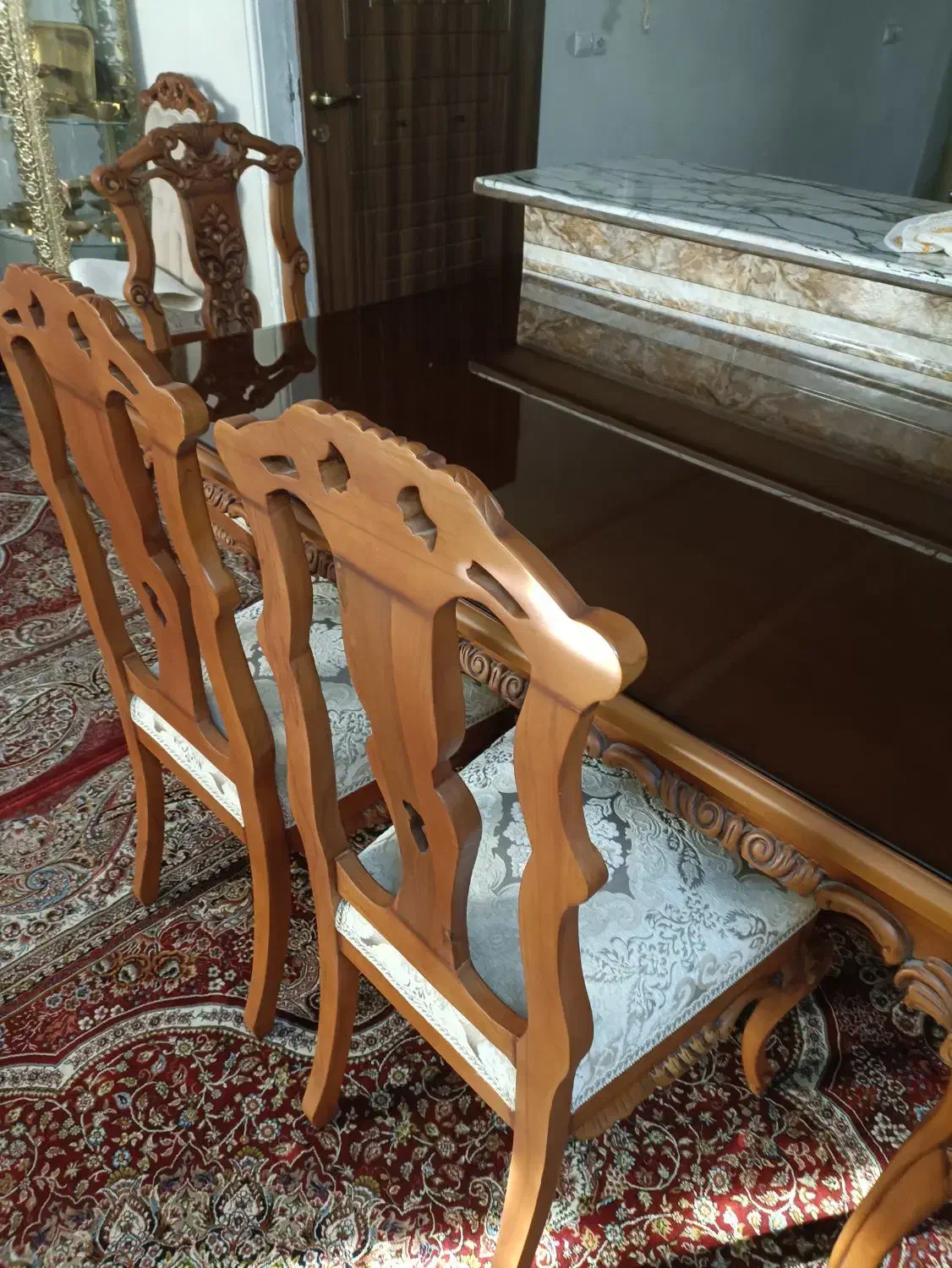 میز ۶نفره و صندلی|میز و صندلی غذاخوری|فردیس, قریشی|دیوار