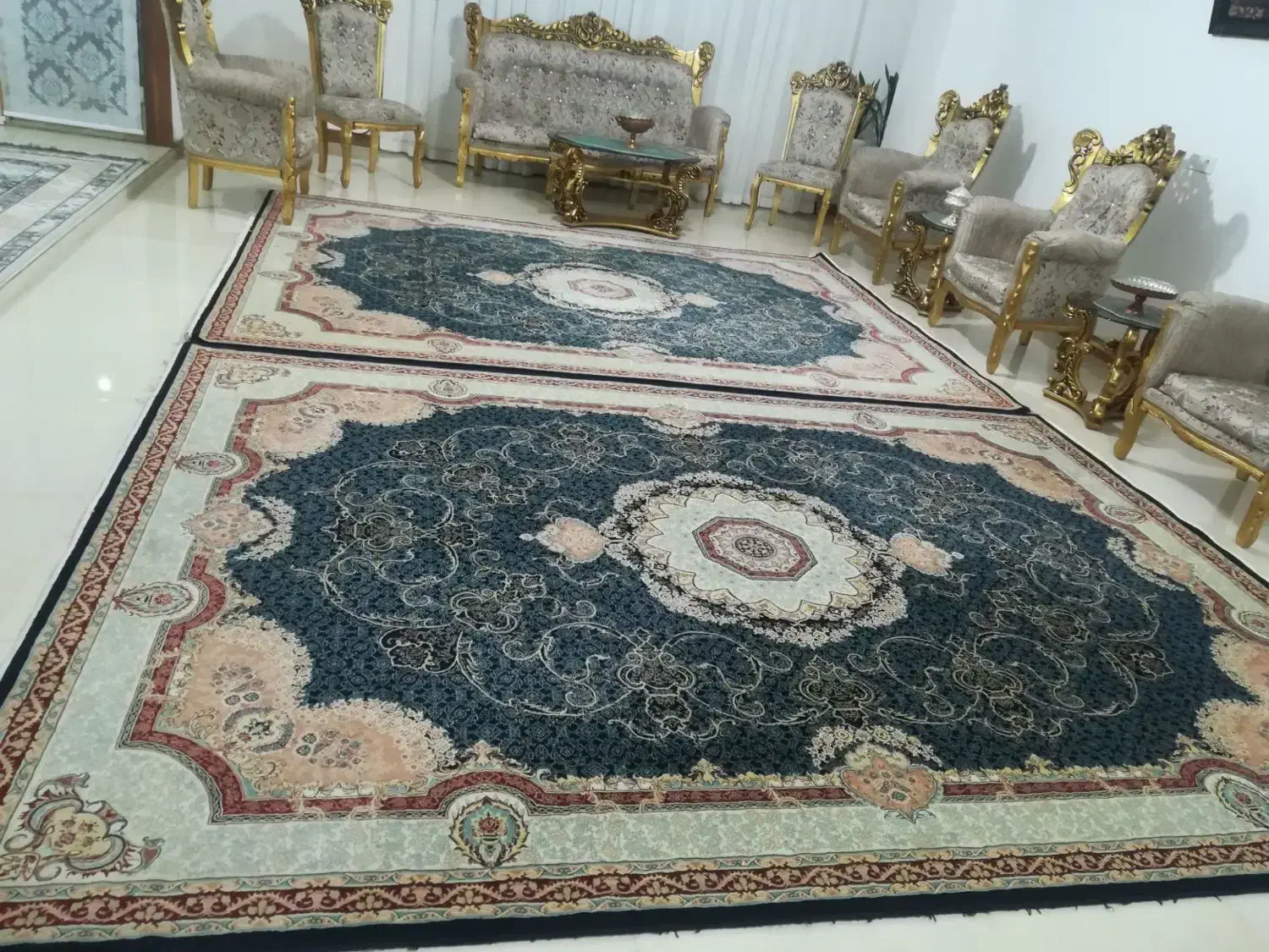 دو عدد فرش نه متری قیمت دانه ای  5500|فرش|الوند, |دیوار