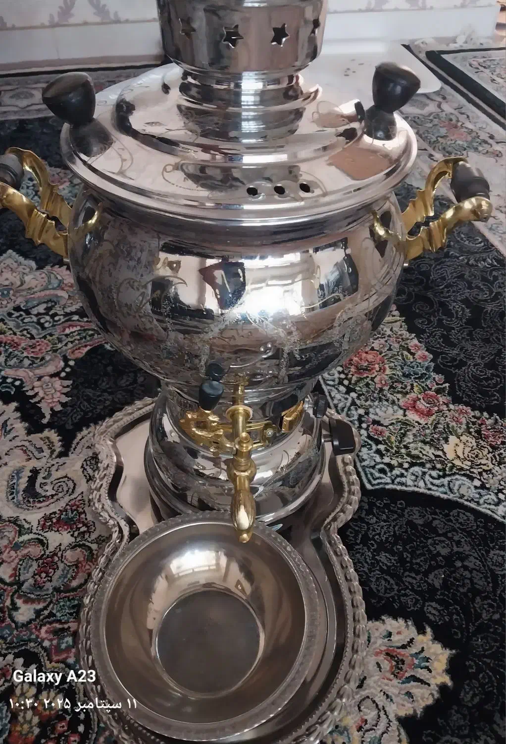 سماورگازی نفیس|سماور، چای‌ساز، قهوه‌ساز|کرمانشاه, |دیوار