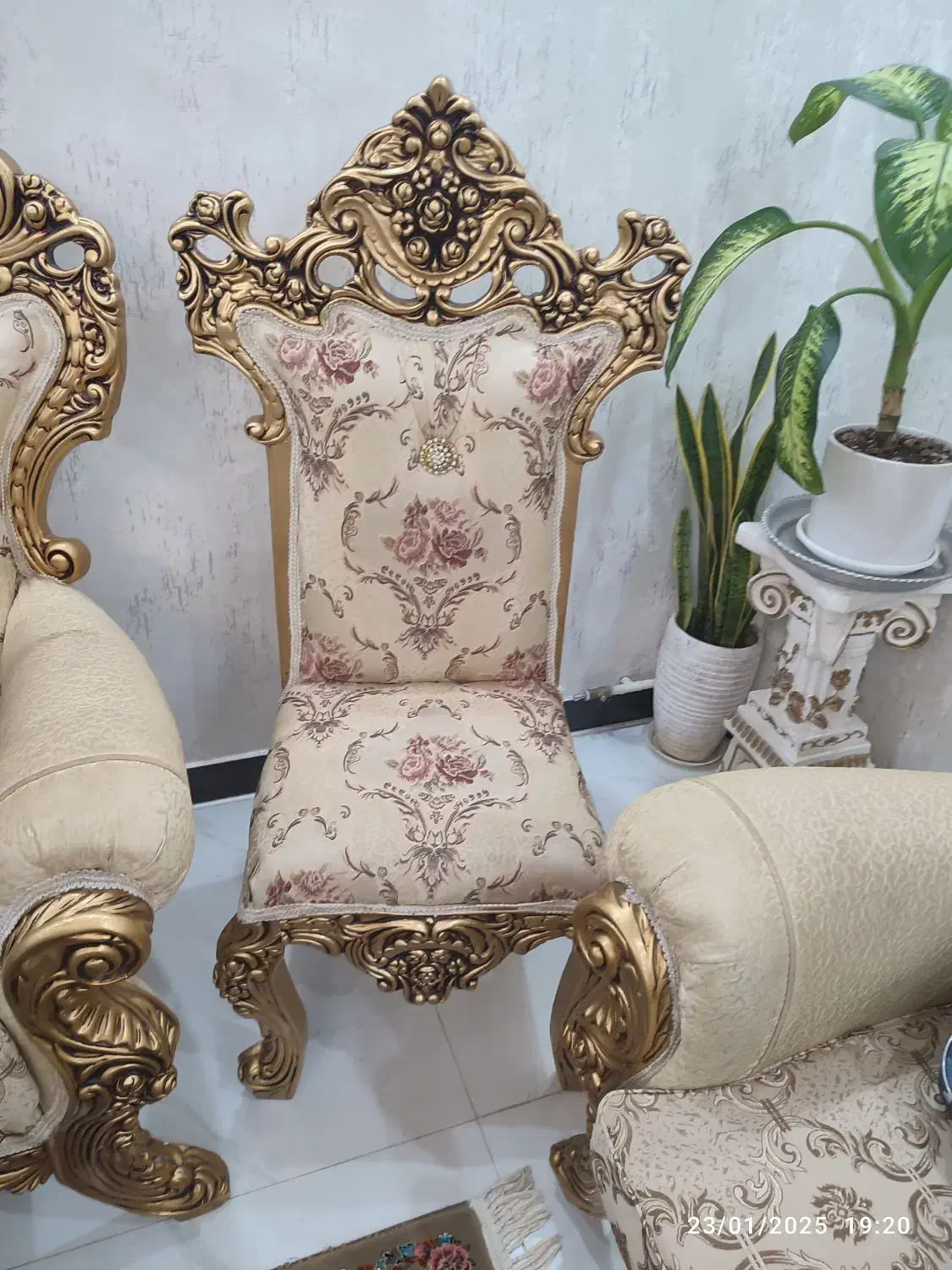 مبل استیل کارکرده9نفره|مبلمان خانگی و میز عسلی|پرند, فاز ۲|دیوار