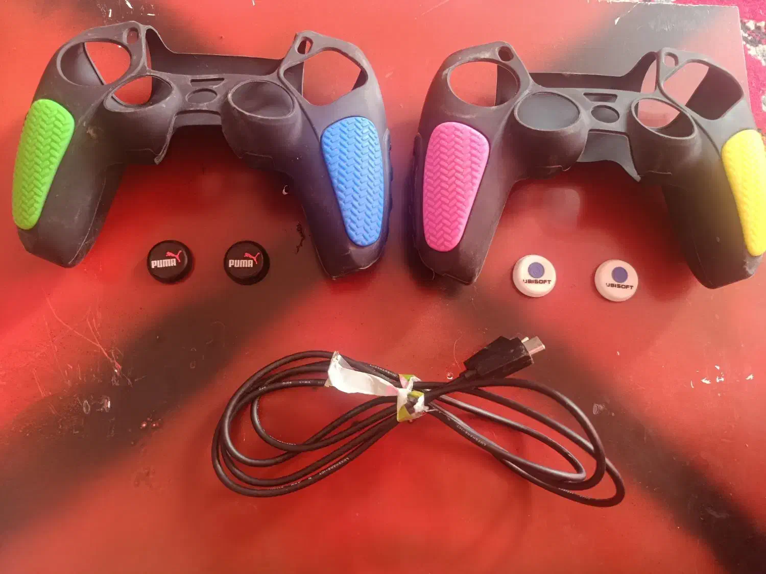 روکش دسته و کابل شارژر برای PS5|کنسول، بازی ویدئویی و آنلاین|چناران, |دیوار