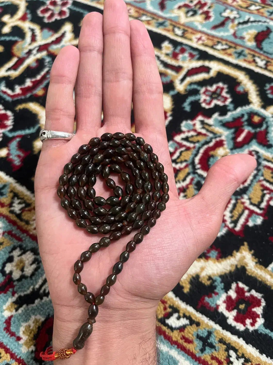 تسبیح شاه مقصود کابلی|جواهرات|مشهد, حرم مطهر رضوی|دیوار