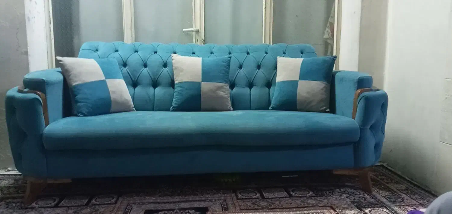 مبل ده نفره  دوتا ۳ نفره دوتا ۲ نفره|مبلمان خانگی و میز عسلی|صباشهر, |دیوار