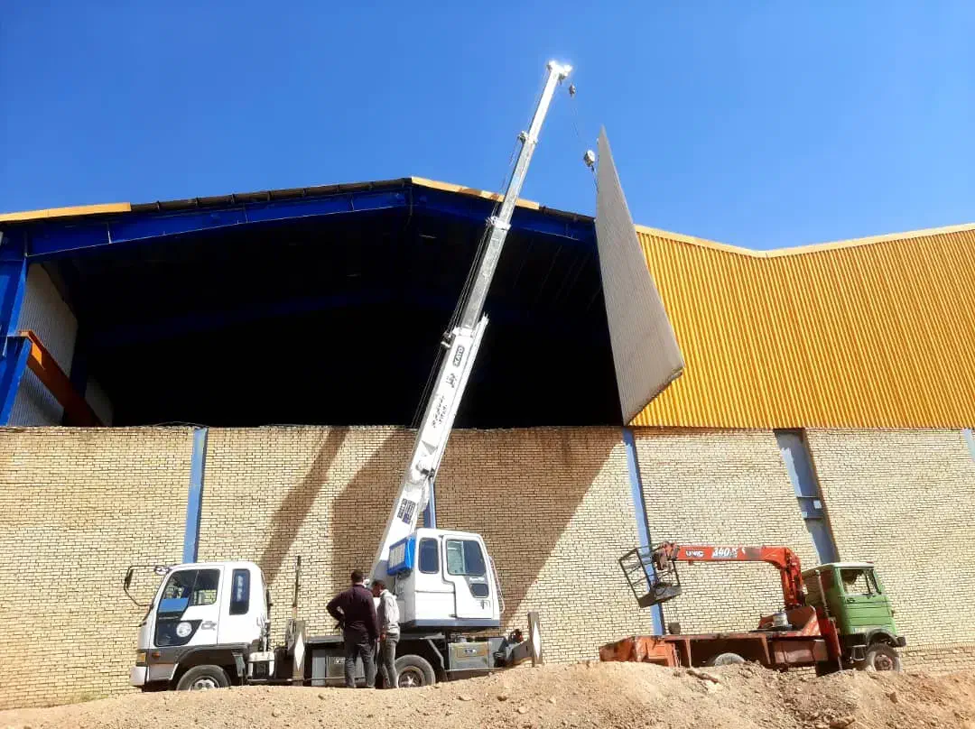 جرثقیل 7 تن دکل بلند جرثقیل سنگین ده تن شبانه روزی|خدمات حمل و نقل|اصفهان, آبشار|دیوار