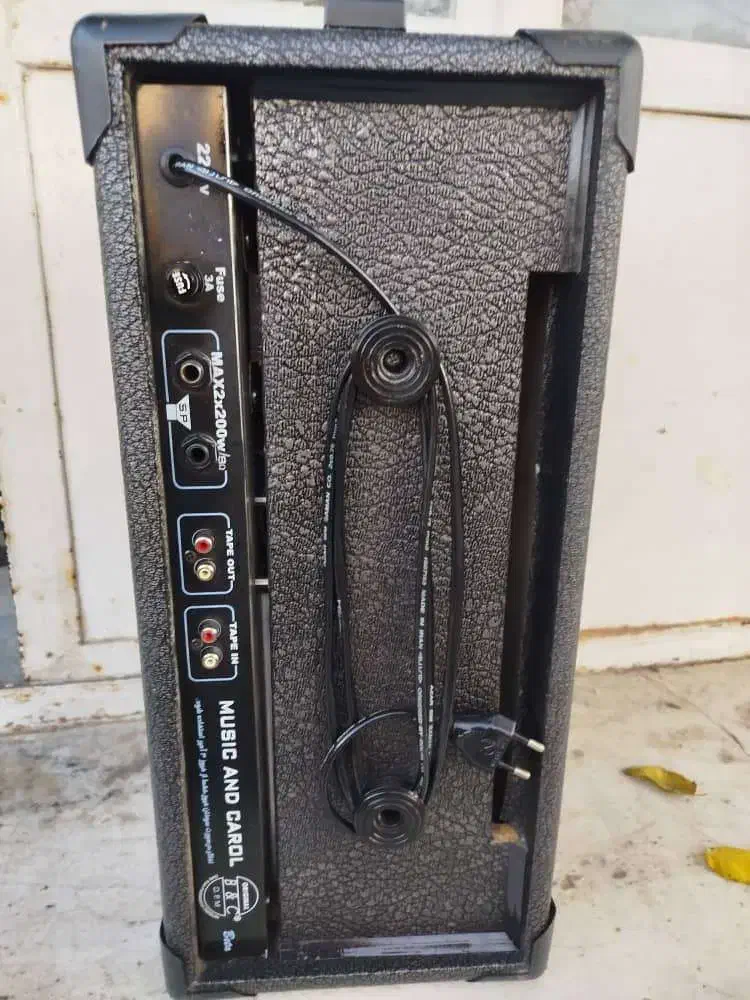 فروش آمپیلی و اکو ۲۰۰واتی دوبل در حد نو|صوتی و تصویری|قزوین, |دیوار