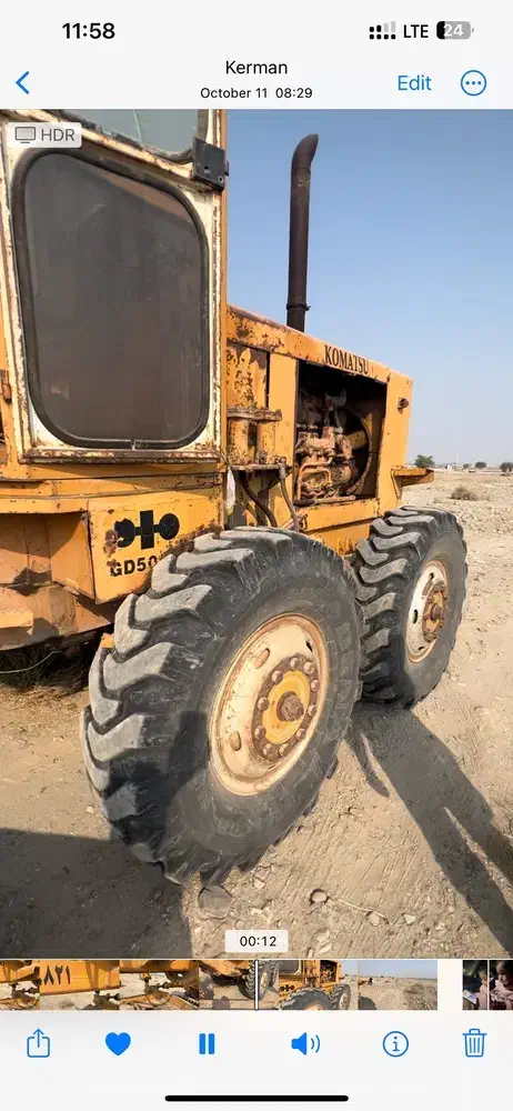 گریدر معاوضه با سواری 207 پارس آزرا بنزکمپرسی غلطک|خودرو سنگین|تهران, منیریه|دیوار