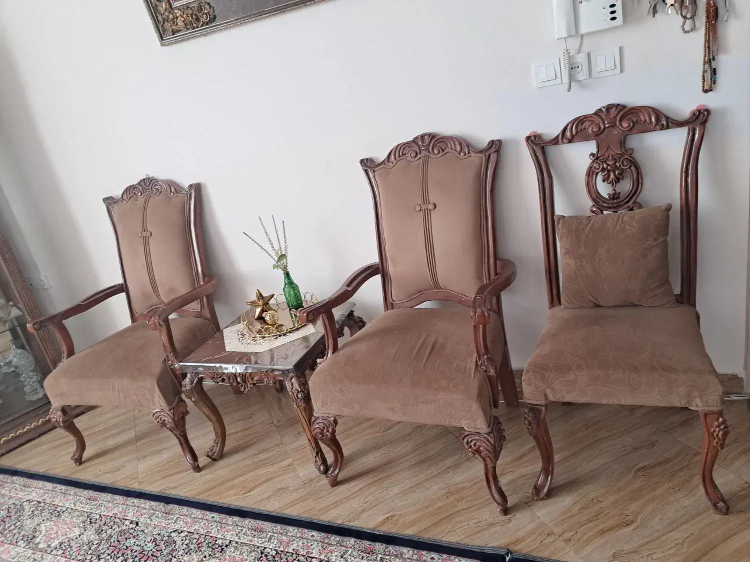 مبل ۹نفره همراه میزوعسلی|مبلمان خانگی و میز عسلی|زالیان, |دیوار