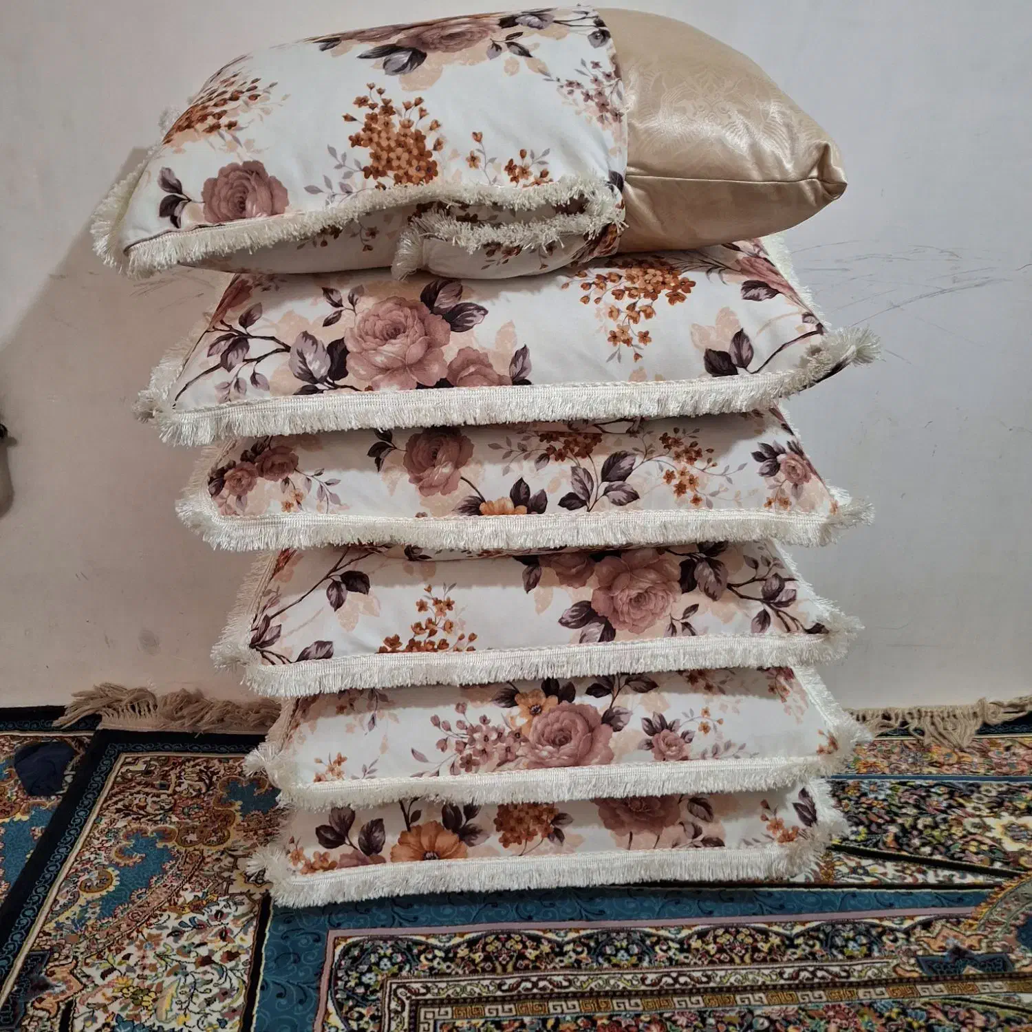 بالش پر نو نو مناسب جهزیه با رویه|رختخواب، بالش، پتو|نورآباد, |دیوار