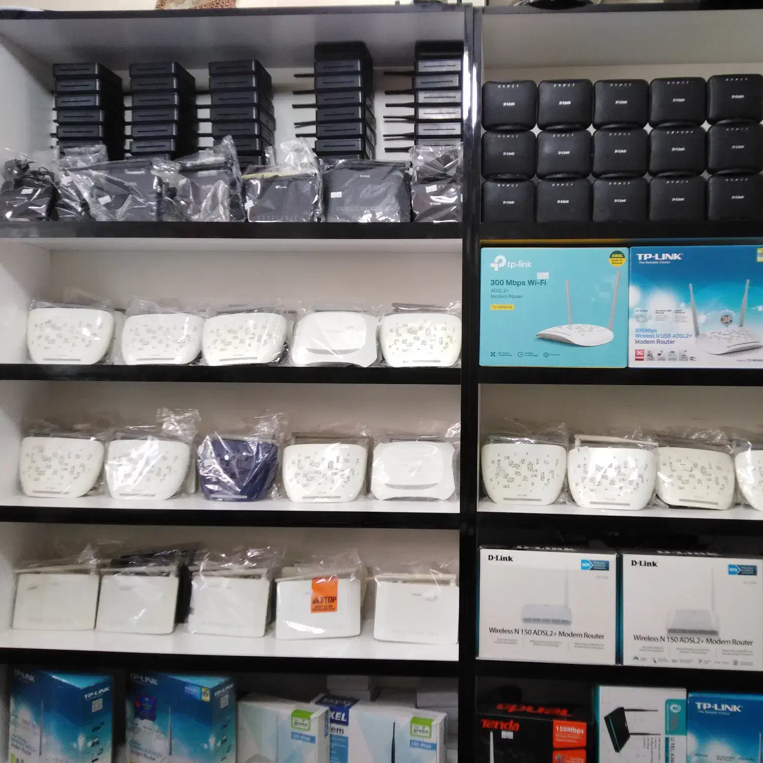 انواع مودم کارکرده استوک با ضمانت|مودم و تجهیزات شبکه|قم, عمار یاسر|دیوار