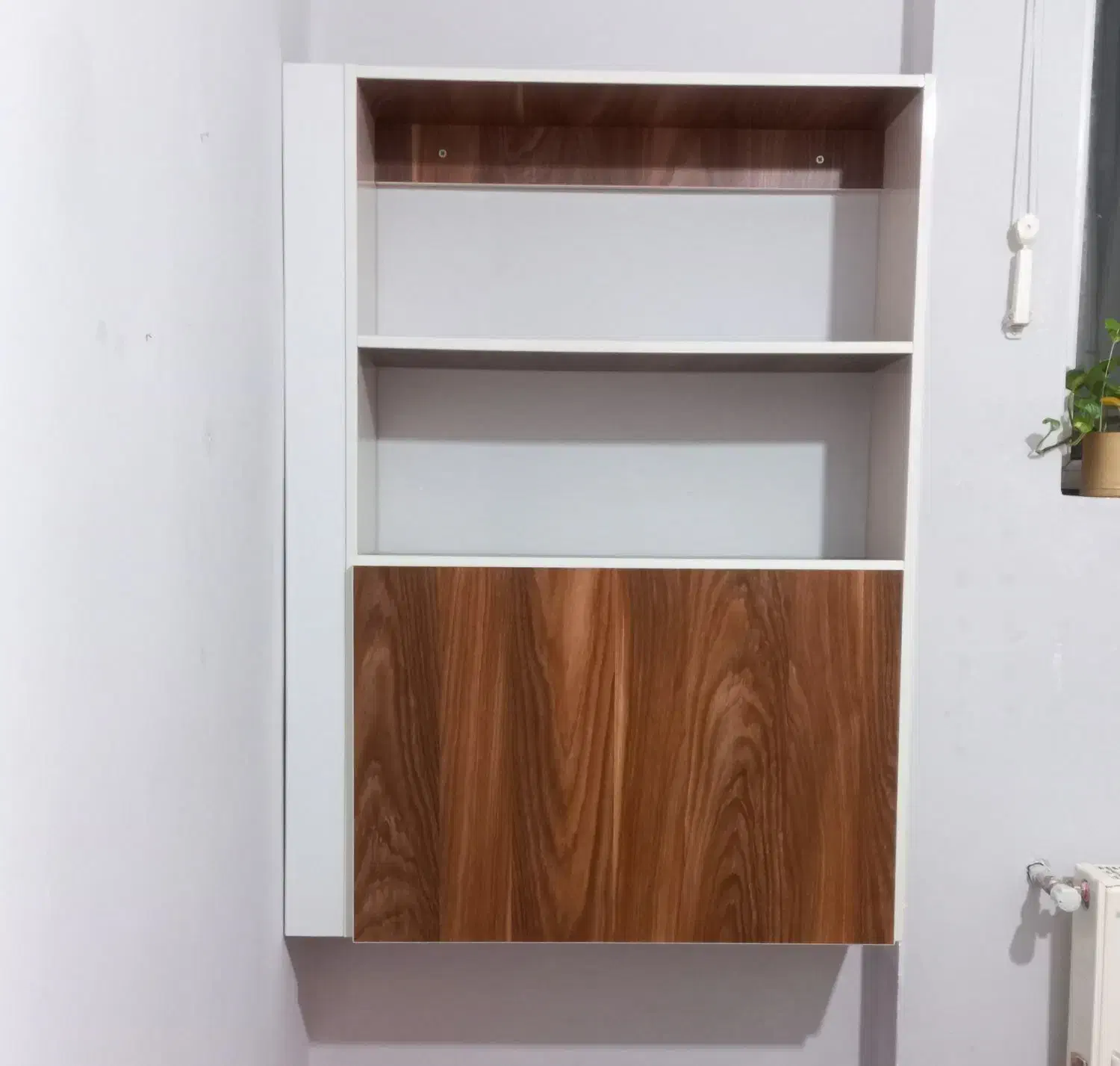 قفسه کتابخانه با میز تاشو|کتابخانه، شلف، قفسه‌های دیواری|مراغه, |دیوار