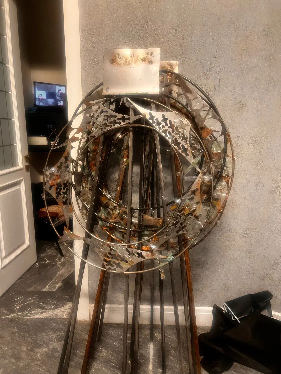 ۷ عدد پایه آهنی تاج گل|گل و گیاه طبیعی|تهران, اختیاریه|دیوار