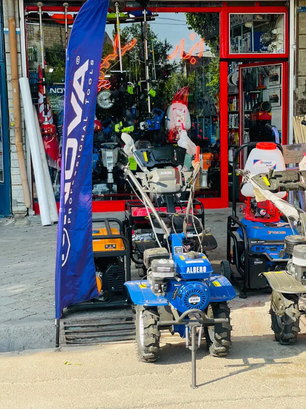 (اقساطی) کلتیواتور ۷ اسب بنزینی برونل/ورما|ماشینآلات صنعتی|مراغه, |دیوار