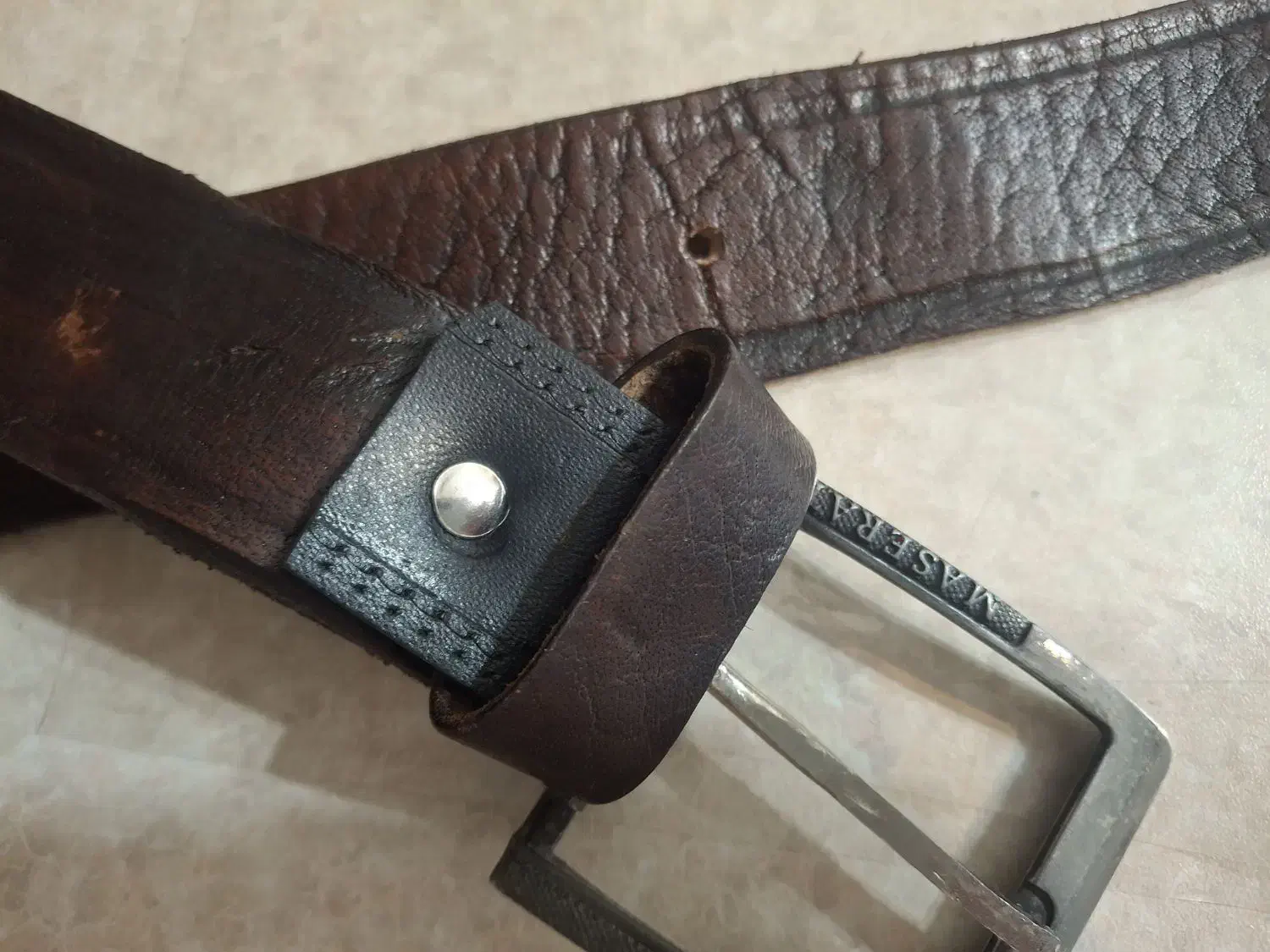 کمربند چرم طرح قدیم|کیف، کفش، کمربند|قم, زنبیل آباد|دیوار