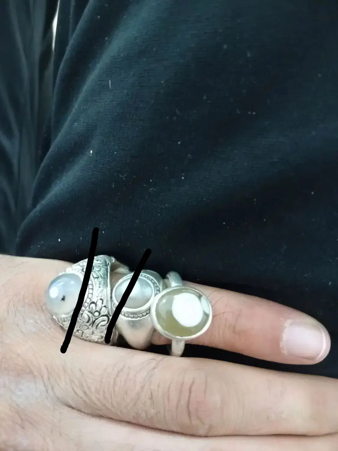 انگشتر نقره۹۲۵|جواهرات|چادگان, |دیوار