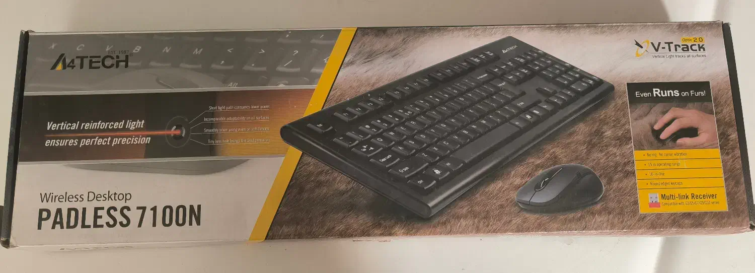 کیبورد و ماوس وایرلس 4tech|قطعات و لوازم جانبی رایانه|تهران, وحیدیه|دیوار