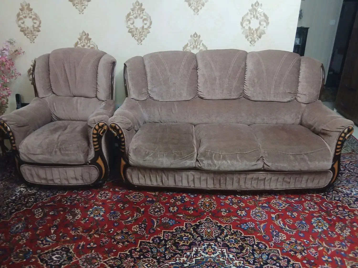 مبل ۷ نفره|مبلمان خانگی و میز عسلی|قزوین, |دیوار